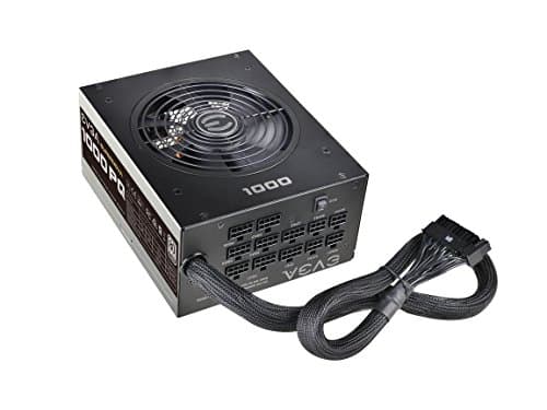 EVGA SuperNOVA 1000 PQ, 80+ PLATINUM 1000W, Modular, EVGA ECO Mode, 10 Year Warranty, Power Supply 210-PQ-1000-X1 image