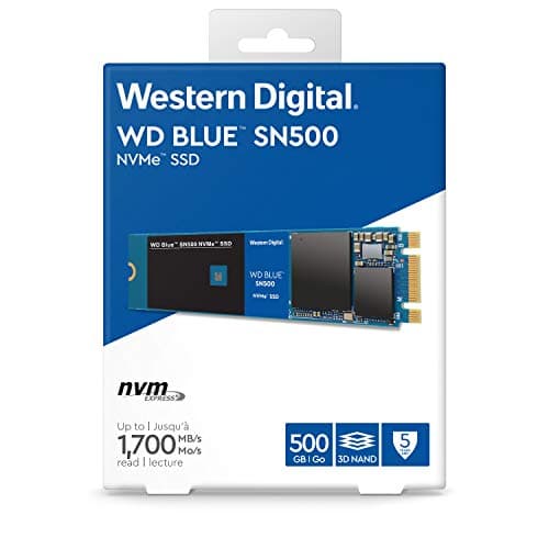 Western Digital Blue 500GB SSD M.2 PCIe 3.0 NVMe image