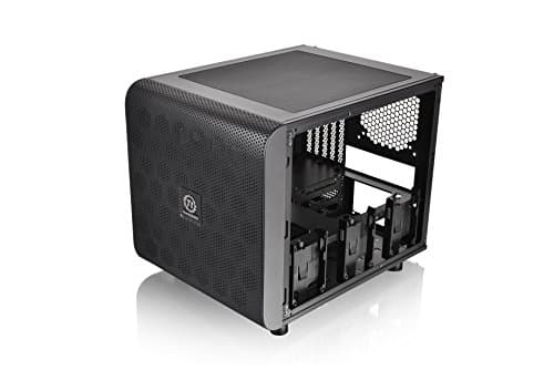 Thermaltake Core V21 Micro ATX Mini Tower Black with Acrylic Side Panel and USB 3.2 Gen 1 Type-A image