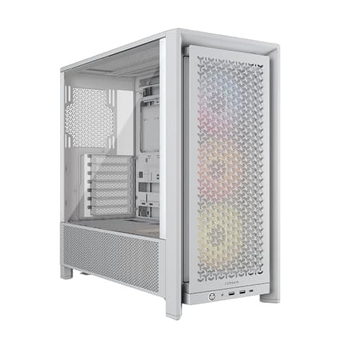Corsair FRAME 4000D RS ARGB Modular Mid-Tower PC Case - White image