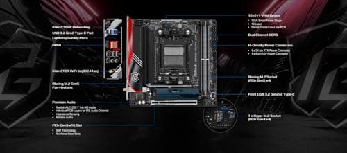 ASRock B650E PG-ITX WIFI AM5 DDR5 Mini ITX image