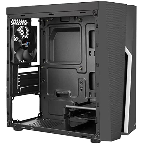 Aerocool Bolt Micro ATX Mini Tower Black with Tempered Glass Side Panel and USB 3.2 Gen 1 Type-A, USB 2.0 Type-A image