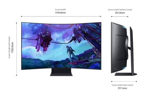 Samsung Odyssey Ark 2nd Gen 55" 4K 165Hz Mini LED VA Curved Monitor image