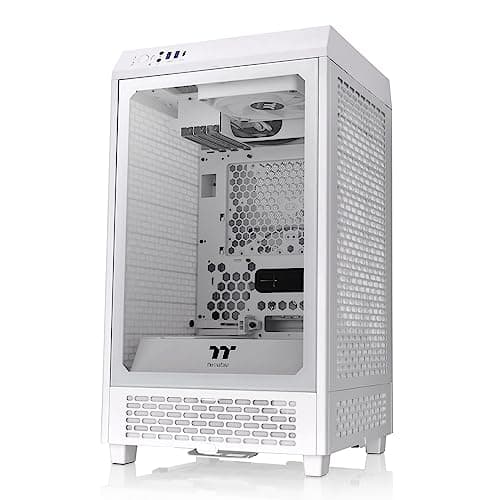 Thermaltake The Tower 200 Mini-ITX Tower White with Tempered Glass Side Panel and USB 3.2 Gen 2 Type-C main image