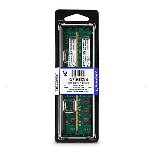 Kingston KVR16N11K2/16 Green DDR3-1600 CL11 16GB (2x8GB) image