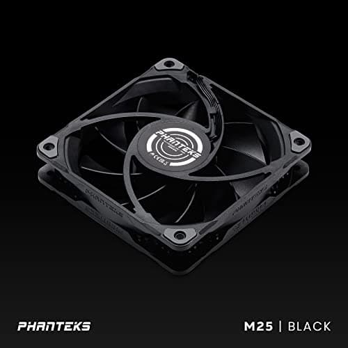 Phanteks M25-120 120mm Black PWM 84.26 CFM 3-Pack image