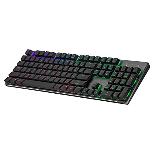 Cooler Master SK653 RGB Bluetooth TTC Red Low Profile Gaming Keyboard image