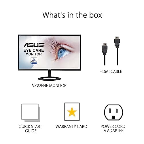 Asus VZ22EHE 21.4" 1080p 75Hz IPS Monitor image
