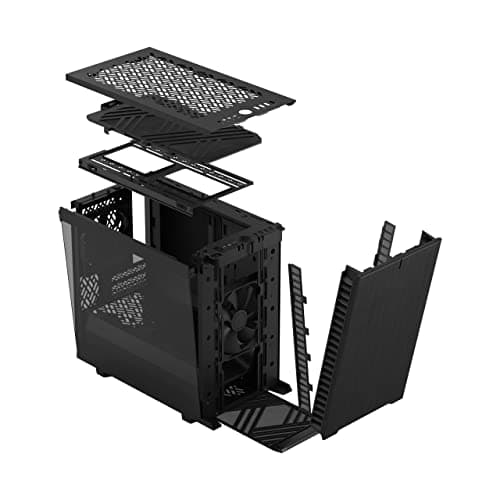 Fractal Design Define 7 Nano Mini-ITX Tower Black Tinted Tempered Glass image