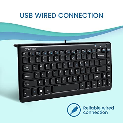 Perixx PERIBOARD-407B Wired Mini Keyboard image