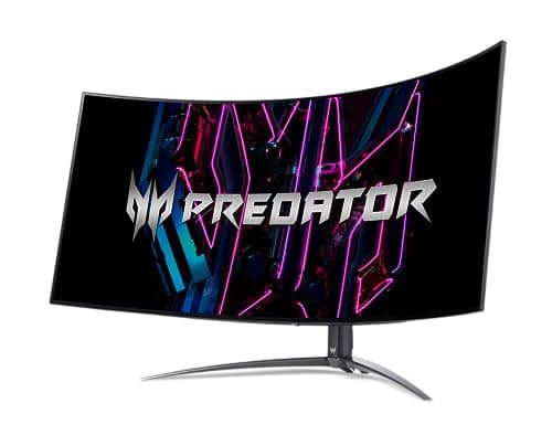 Acer Predator X45 bmiiphuzx 44.5" 3440x1440 240Hz OLED Curved Monitor image