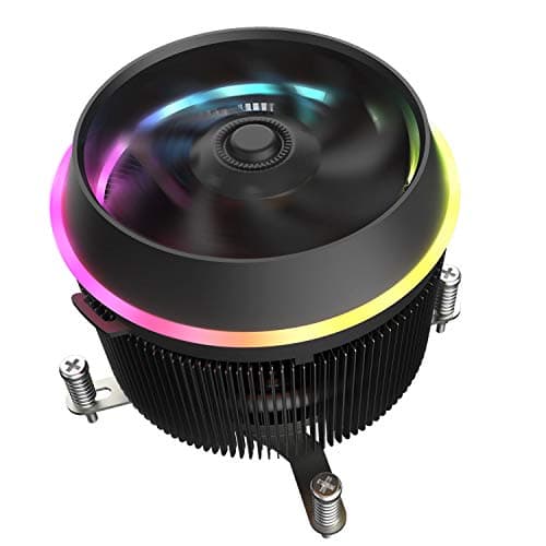 DarkFlash Shadow Pro PWM Aluminum CPU LED Addressable RGB Motherboard Control Cooler Cooling Fan Motherboard Sync for Intel Core i7/i5/i3 AM3/AM4 image