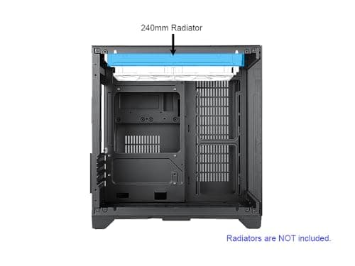 BGears b-Pellucid Micro ATX Mini Tower Black Tinted Tempered Glass Side Panel image