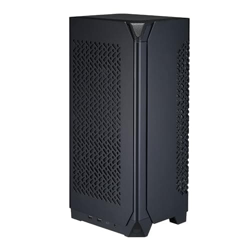 Cooler Master NCORE 100 AIR Mini-ITX Tower Black with Mesh Side Panel and Front USB 3.2 Gen 2x2 Type-C, USB 3.2 Gen 1 Type-A image