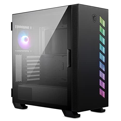 MSI MAG VAMPIRIC 300R ATX Mid Tower Black with Tempered Glass Side Panel and USB 3.2 Gen 2x2 Type-C, USB 3.2 Gen 1 Type-A Front Panel image