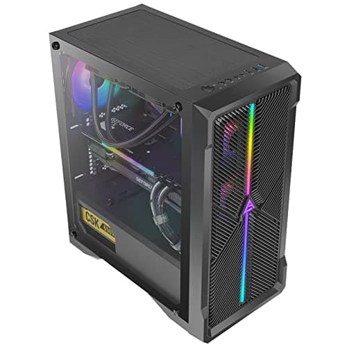 Antec NX420 ATX Mid Tower Black Tempered Glass Side Panel image