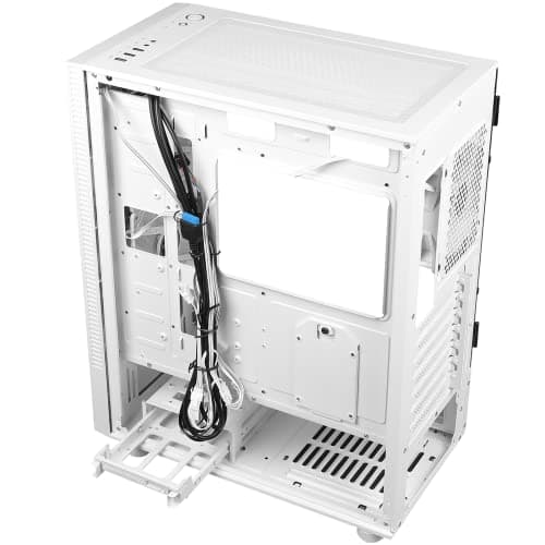 Antec NX410 ATX Mid Tower White with Tempered Glass Side Panel and USB 3.2 Gen 1 Type-A, USB 2.0 Type-A image