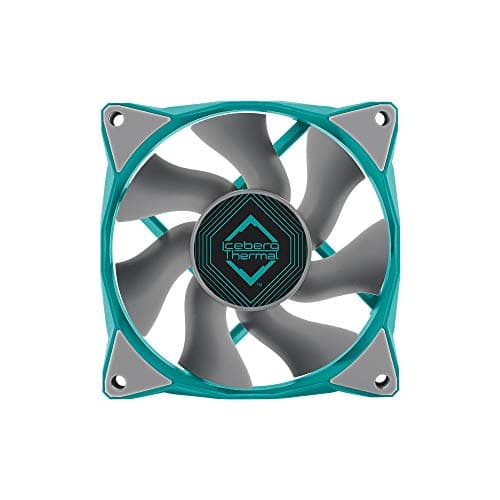 Iceberg Thermal IceGALE Xtra 80mm Teal / White 37 CFM PWM 1-Pack image
