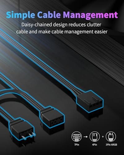 Minorsonic ARGB CPU Cooler 240mm Black image