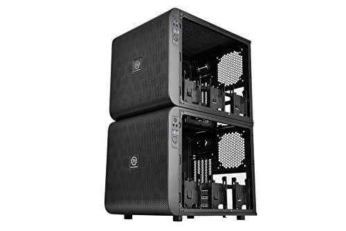 Thermaltake Core V21 Micro ATX Mini Tower Black with Acrylic Side Panel and USB 3.2 Gen 1 Type-A image