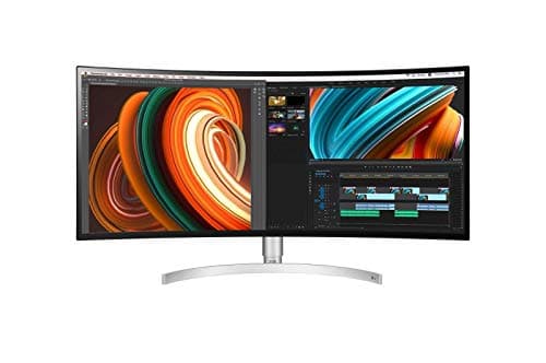 LG 34BK95C-W 34" 3440x1440 75Hz IPS Curved Monitor image