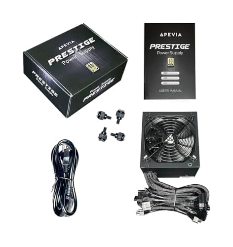 Apevia Prestige Black 800W Non-Modular 80+ Gold Certified ATX image