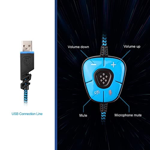 Sades SA-902-B 7.1 Channel Gaming Headset image