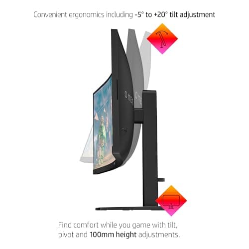 HP OMEN 34c 34" 3440x1440 165Hz VA Curved Monitor image