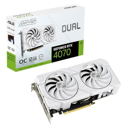 Asus DUAL EVO OC GeForce RTX 4070 12GB GDDR6X White main image