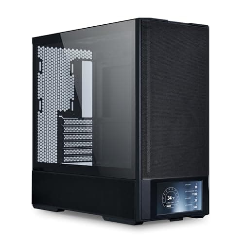 Lian Li Lancool 207 Digital ATX Mid Tower Black with Tempered Glass Side Panel and USB 3.2 Gen 2 Type-C, USB 3.2 Gen 1 Type-A main image