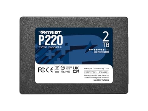 Patriot P220 2TB SSD 2.5" SATA 6.0 Gb/s image