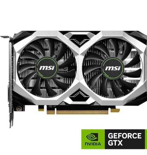 MSI GeForce GTX 1650 G6 D6 VENTUS XS OCV3 4GB GDDR6 Silver / Black image