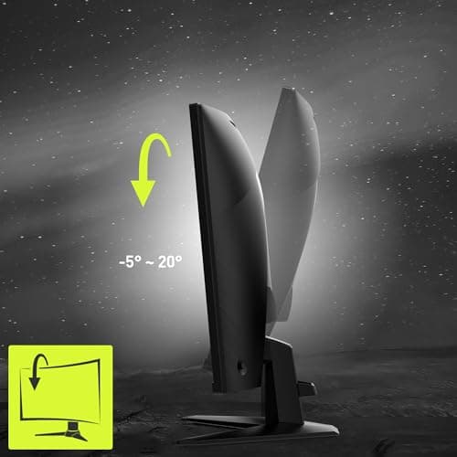 MSI MAG 27C6F 27" 1080p 180Hz VA Curved Monitor image