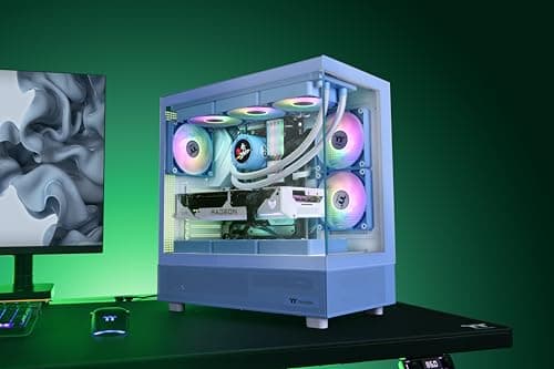 Thermaltake View 270 ATX Mid Tower Hydrangea Blue with Tempered Glass Side Panel  image