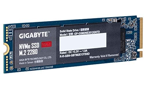 Gigabyte GP-GSM2NE3512GNTD 512GB M.2-2280 SSD PCIe 3.0 x4 NVMe image