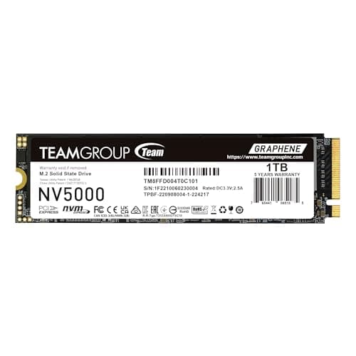 TEAMGROUP NV5000 1TB SSD M.2-2280 PCIe 4.0 X4 NVMe main image