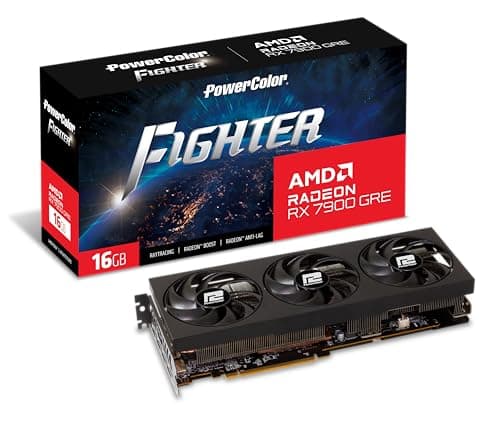 PowerColor Radeon RX 7900 GRE Fighter OC 16GB GDDR6 Black image