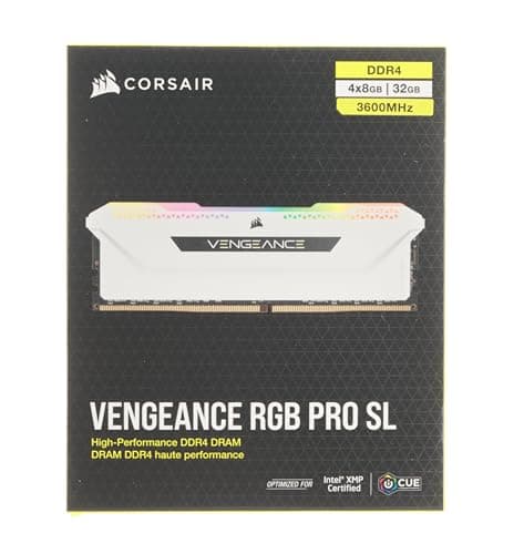 Corsair Vengeance RGB Pro SL White DDR4-3600 CL18 32GB (4x8GB) image