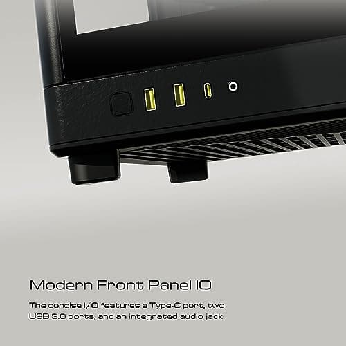 GAMDIAS NESO P1 ATX Full Tower Black Tempered Glass Side Panel image