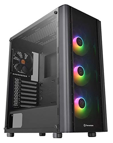 Thermaltake V250 TG ARGB ATX Mid Tower Black with Tempered Glass Side Panel and USB 3.2 Gen 1 Type-A, USB 2.0 Type-A main image