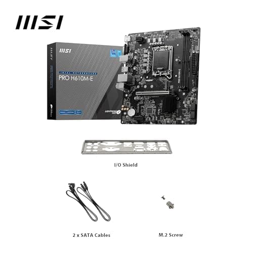 MSI H610 PRO H610M-E LGA1700 DDR5 Micro ATX image