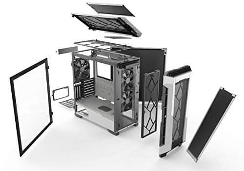 Phanteks Eclipse P600S DRGB Silent, E-ATX/ATX,Hibrida,Silenciosa, Cristal templado,DRGB 140mm x3,USB 3.0 Y Tipo C, Blanca image