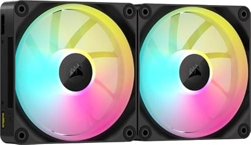 Corsair iCUE LINK LX140 140mm Black RGB PWM 84.7 CFM 2-Pack image