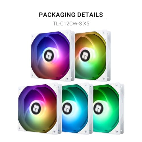 Thermalright TL-C12CW-S 120mm White ARGB PWM 5-Pack image