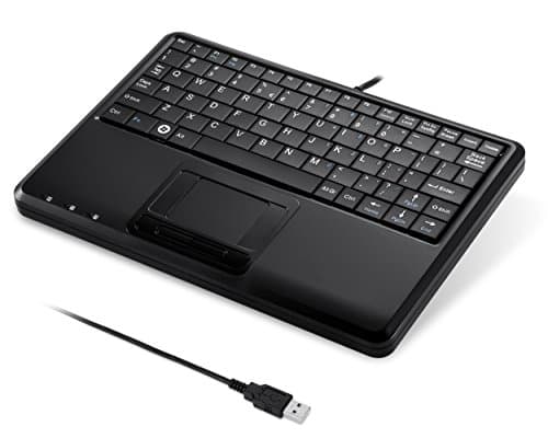 Perixx PERIBOARD-510H PLUS Wired Mini With Touchpad Keyboard image