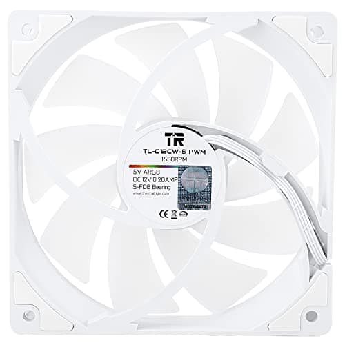 Thermalright TL-C12W-S V3 120mm White PWM ARGB image