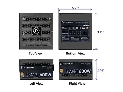 Thermaltake Toughpower GX2 Black 600W Non-Modular 80+ Gold image