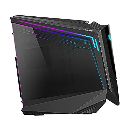 Gigabyte AORUS C700 ATX Full Tower Black with Tempered Glass Side Panel and USB 3.2 Gen 2 Type-C, USB 3.2 Gen 1 Type-A image