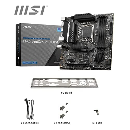 MSI B660 PRO B660M-A LGA1700 DDR4 Micro ATX image