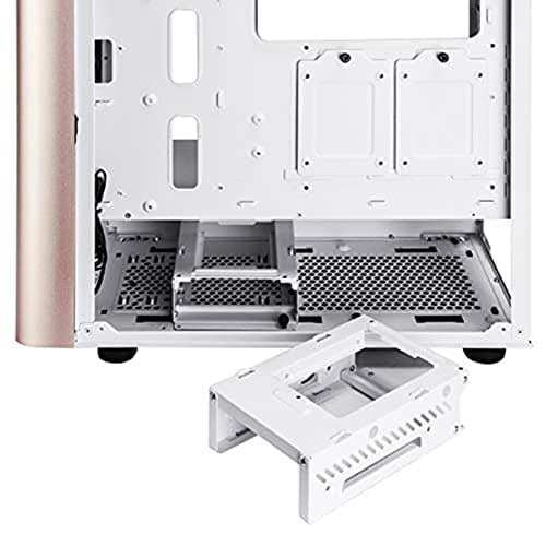 Silverstone SETA A1 ATX Mid Tower Pink / Silver with Tempered Glass Side Panel and USB 3.2 Gen 2 Type-C, USB 3.2 Gen 1 Type-A image